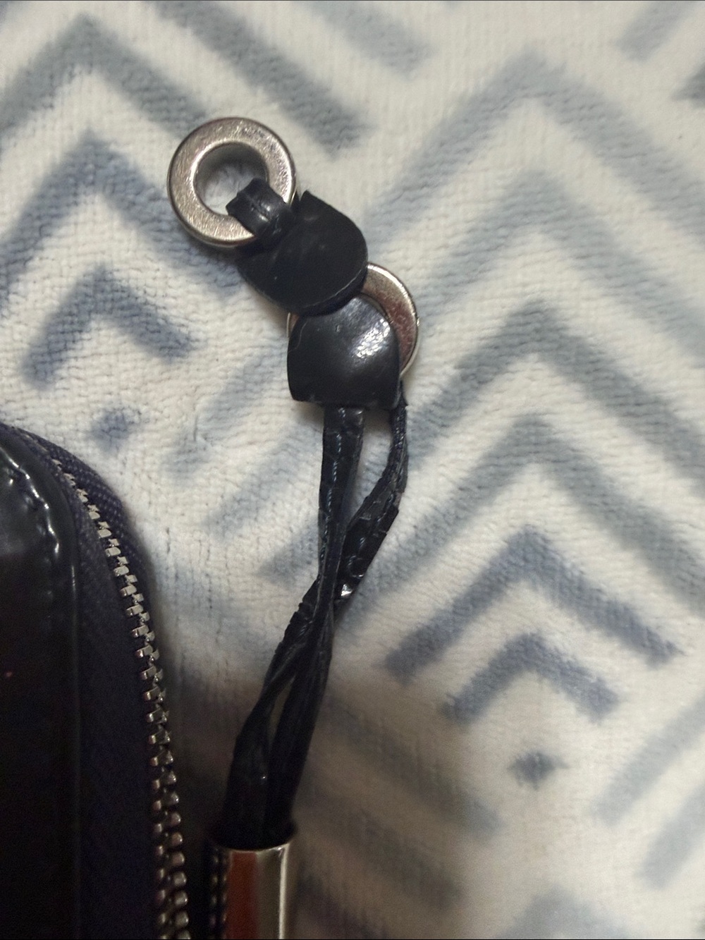 Jimmy Choo Star-Studded Black Patent  long Wallet EUC - Picture 9 of 16
